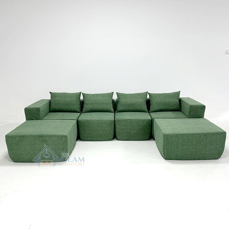 Green Compressed Sofa