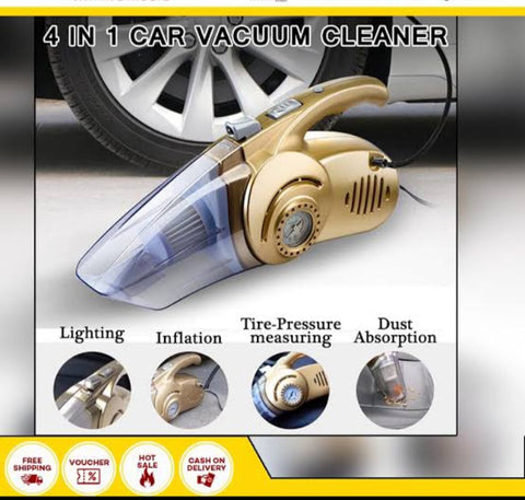 STR Multifunctional Car Vacuum Cleaner With Compressor